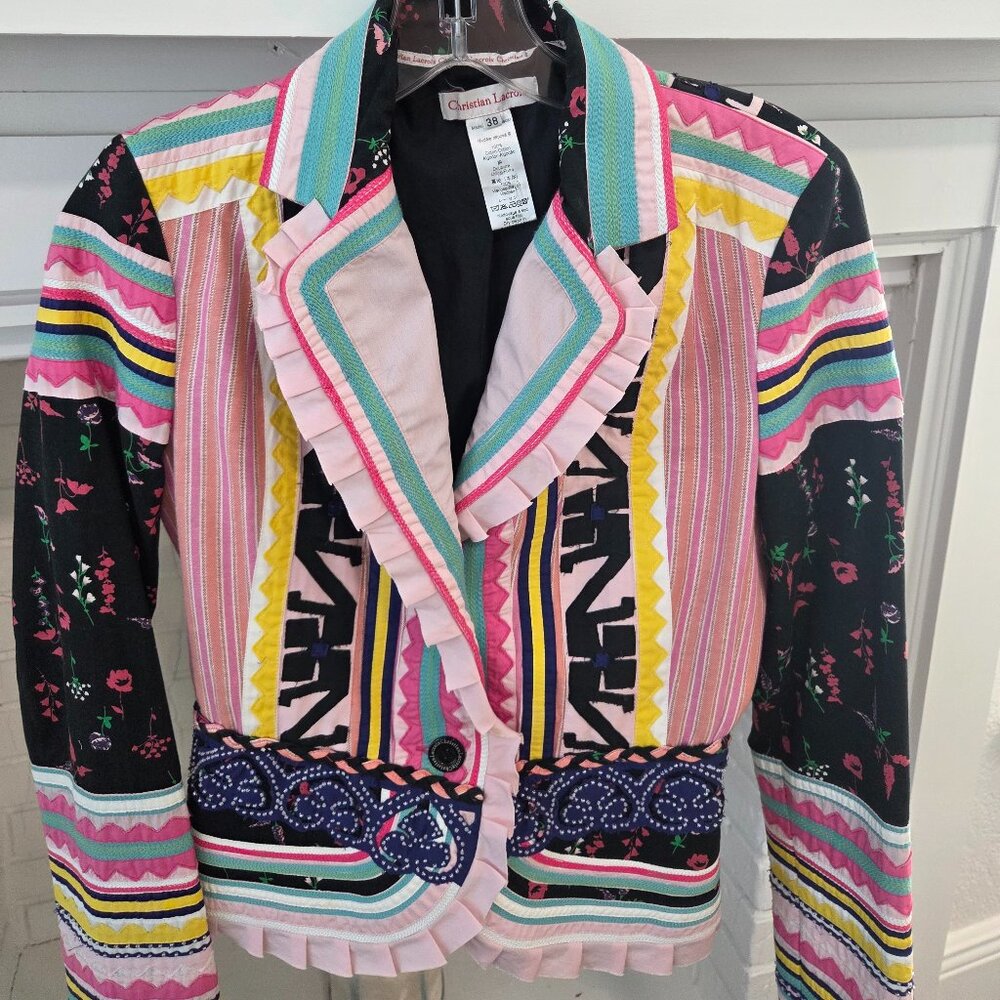Stunning Vintage Christian Lacroix Jacket sz 38